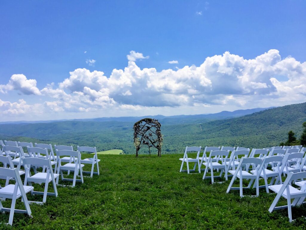 the Sky Retreat venue in Purlear, North Carolina
